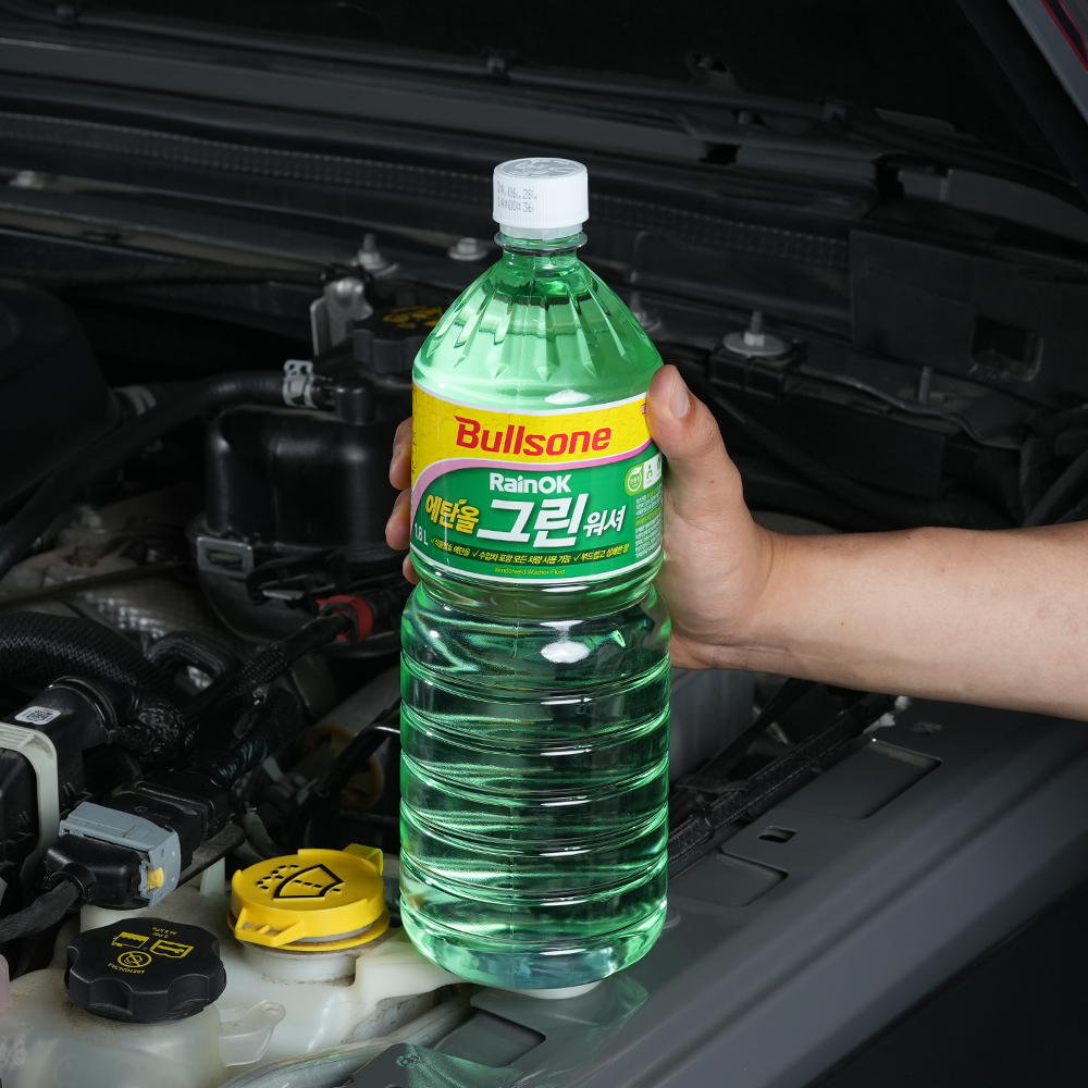 레인OK 에탄올 그린 워셔 1800ml
