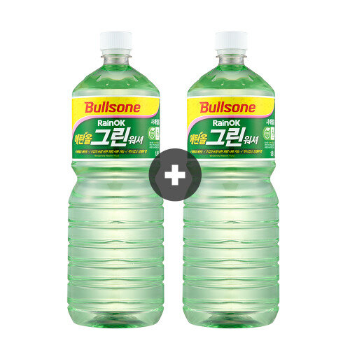 [1+1 이벤트]레인OK 에탄올 그린 워셔 1800ml
