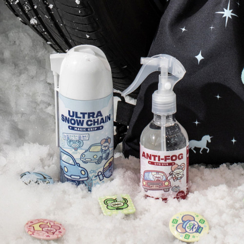 [포곤빌리지에디션세트] 울트라 매직그립 스노우 체인 김서림 방지 SET