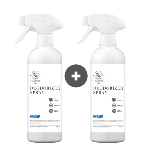 [1+1 이벤트] 팅커벨 스프레이 탈취제 제로 500ml