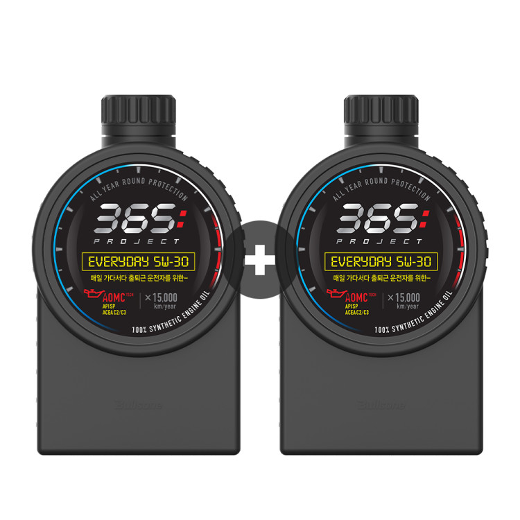 [1+1 이벤트]365프로젝트 엔진오일 5W30 0W20 1L