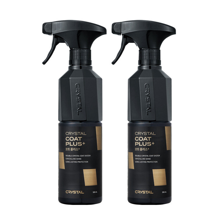 뉴 크리스탈 코트 플러스 유리막 코팅제 500ml(2개)
