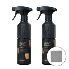 [다용도타월증정]뉴 크리스탈 코트 플러스 유리막 코팅제 500ml(2개)