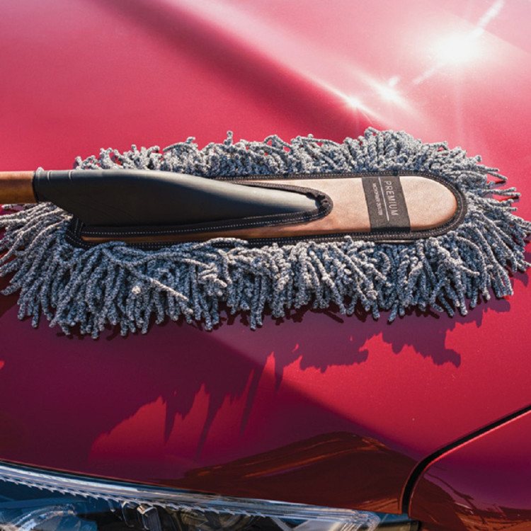 프리미엄 레더 먼지털이개