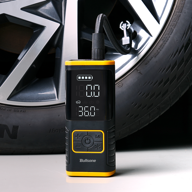 2in1 타이어 공기주입기 / 150PSI 강력공기주입 5톤트럭까지 가능 / 자동차 오토바이 바이크 자전거 공 튜브 캠핑용품 공기 주입