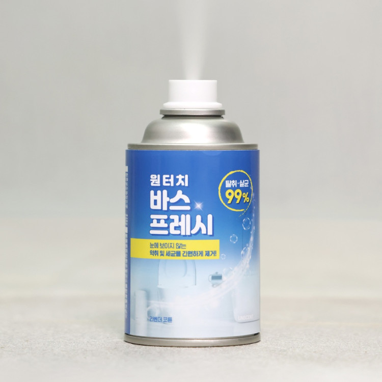 [무료환불]원터치 바스프레시 욕실 화장실  암모니아 냄새 실내 탈취제