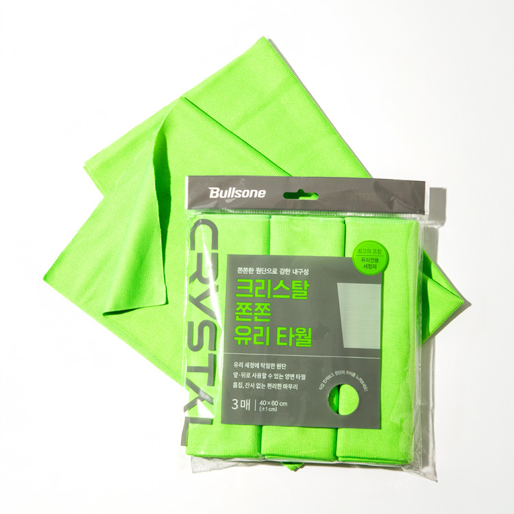 크리스탈 쫀쫀 유리 타월 3P+3P