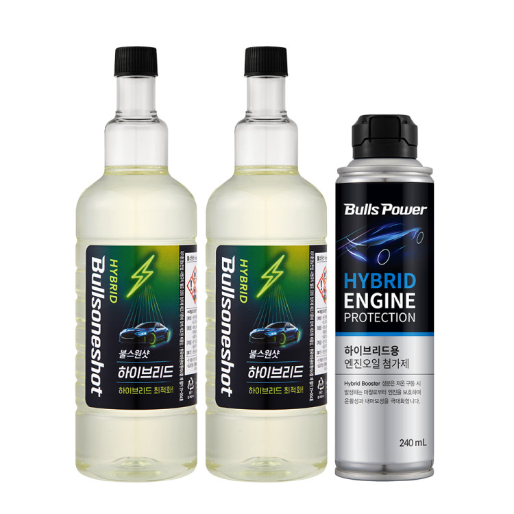 [하이브리드SET2] 불스원샷 엔진코팅제 하이브리드 세트 ( 불스원샷 하이브리드 2개 + 엔진코팅제 1개 )