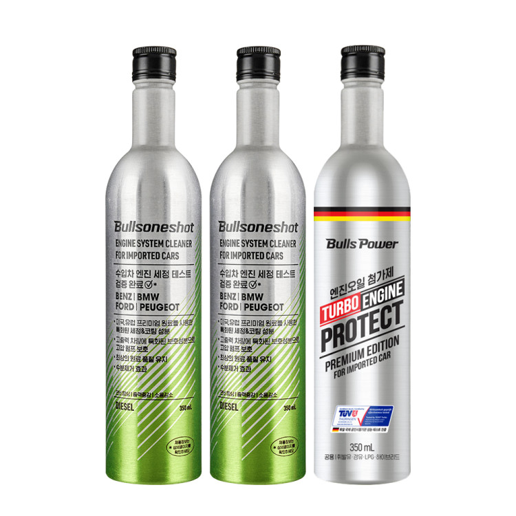 [수입차SET] 불스원샷 수입차용 2개 & 엔진코팅제 수입차용 세트