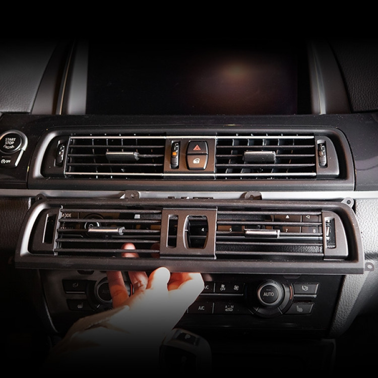 [본오토파츠] BMW F10 5시리즈 실내 에어컨 중앙센터 송풍구 교환 부품 - 블랙