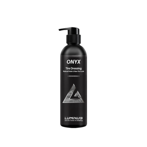 루미너스 오닉스 자동차 고무 타이어 수성 드레싱 젤 새틴 무광 코팅제 500ml
