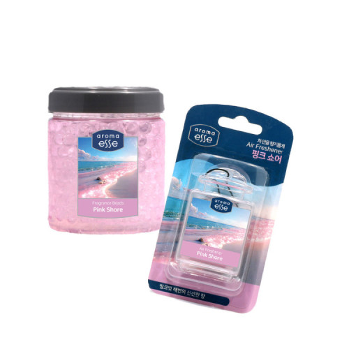 [4월 특가] 아로마엣세 걸이형+송풍구형 차량용방향제 2종세트(프래그런스비즈+에어프레셔너)