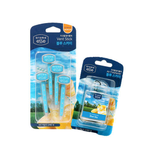 [4월 특가] 아로마엣세 송풍구형+걸이형 차량용방향제 2종세트(벤트스틱+에어프레셔너)