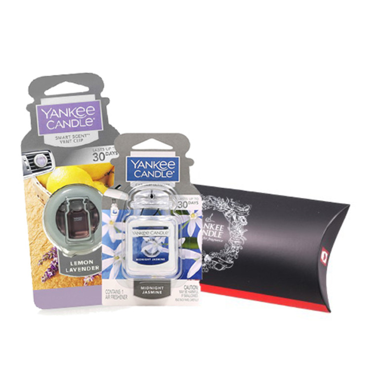 양키캔들 차량용방향제 2종 선물세트 (벤트클립+에어프레셔너)