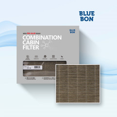 [4월 특가]1+1[국산차호환]블루본 항바이러스 콤비 에어컨히터필터