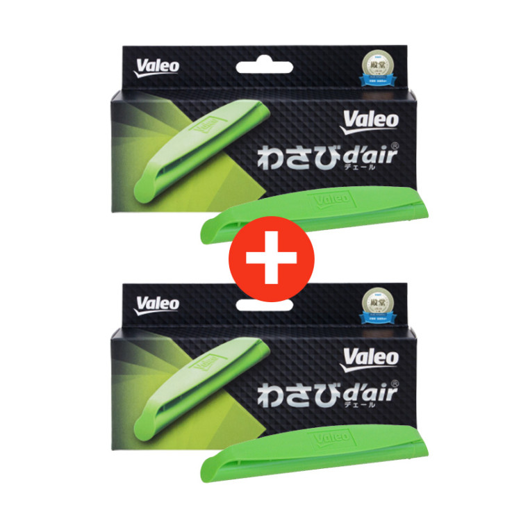 [4월 특가] 1+1 발레오 와사비 디 에어 차량용 에어컨 필터 탈취제