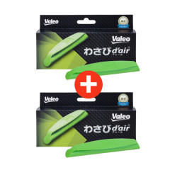 [4월 특가] 1+1 발레오 와사비 디 에어 차량용 에어컨 필터 탈취제