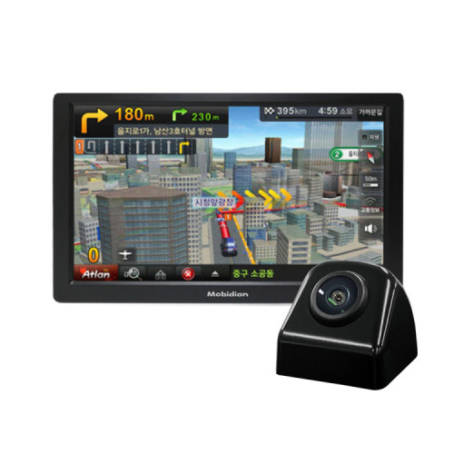 모비디안 아틀란 3D 8인치 자동차 내비게이션 A-8000 + MHD500 후방카메라