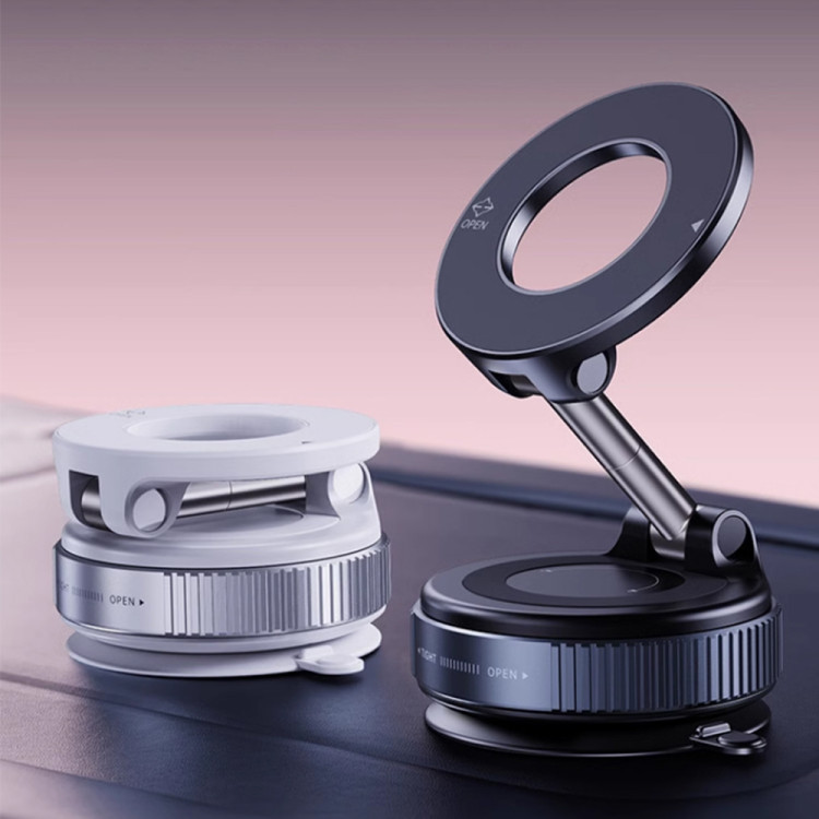 모비디안 맥세이프 차량용 핸드폰 거치대 K007 진공 흡착식 360도 회전 자석거치대