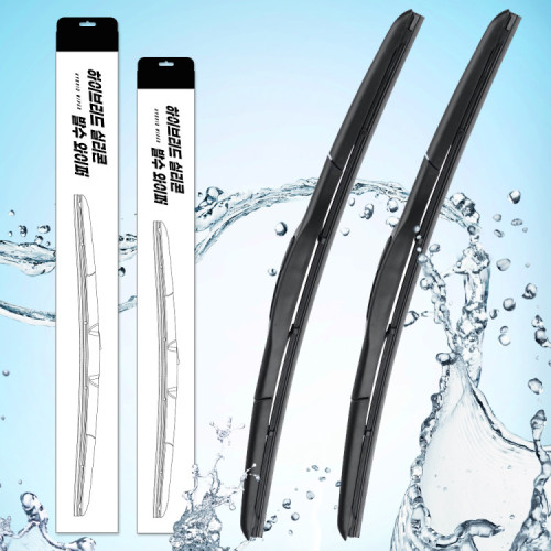 아이엠듀 자동차 와이퍼 발수코팅 하이브리드 실리콘 1세트 (운전석+조수석)