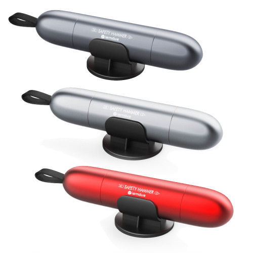 아이엠듀 차량용 비상용 비상탈출 망치 안전벨트 절단기 자동차 유리창문 아이로켓