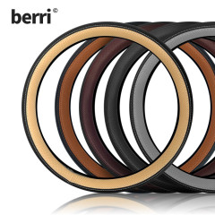 카슬라 얇은 투톤 타공 가죽 핸들커버