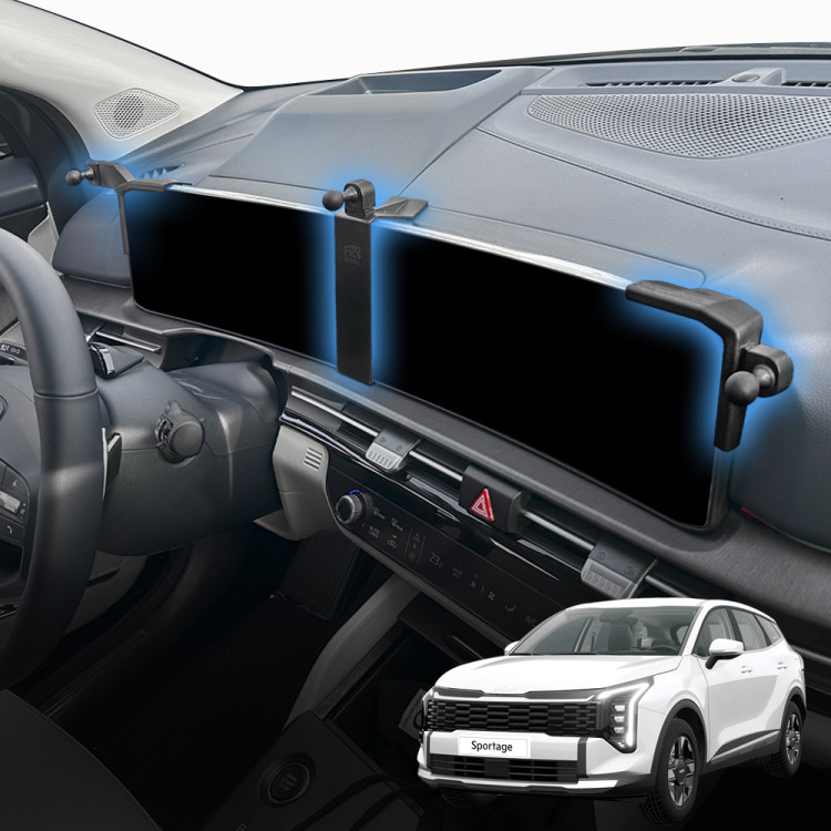 픽스 더 뉴 스포티지 24년 페이스리프트 이후 차량용 핸드폰 거치대 세트