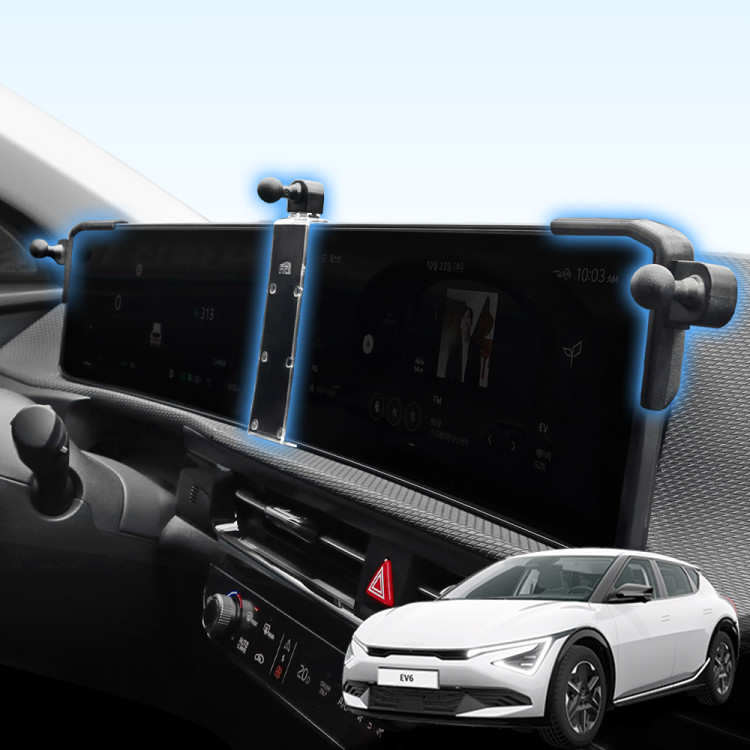 픽스 더 뉴 EV6 24년 페이스리프트 이후 전용 차량용 핸드폰 거치대 세트