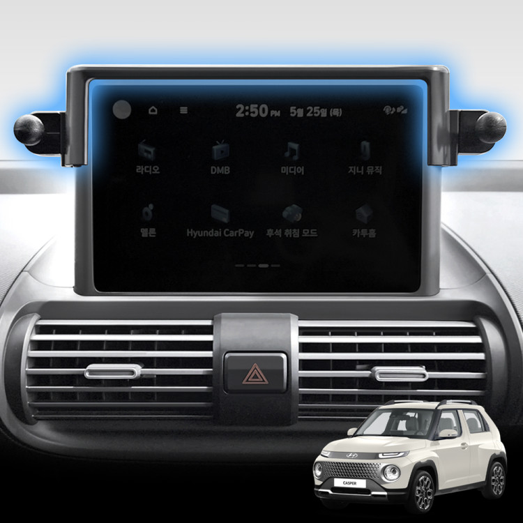 픽스 캐스퍼 페이스리프트 이전 전용 차량용 핸드폰 거치대 세트