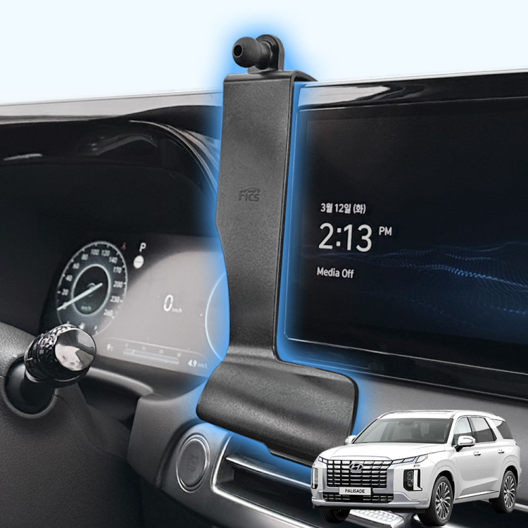 픽스 더 뉴 팰리세이드 (22-24년식) 페이스리프트 전용 차량용 핸드폰 거치대 세트