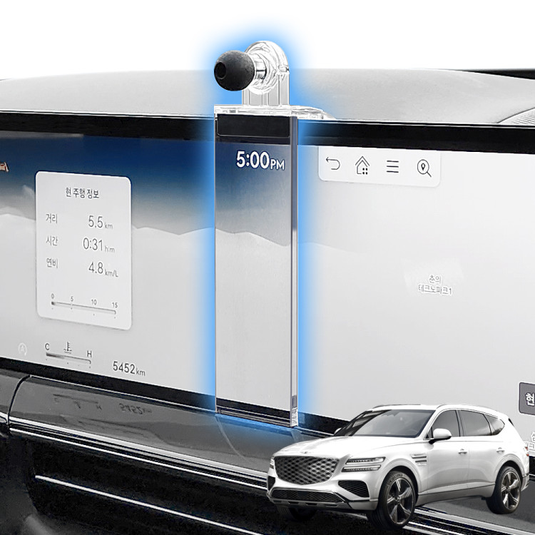 픽스 제네시스 GV80 24년 페이스리프트 이후 전용 차량용 핸드폰 거치대 세트