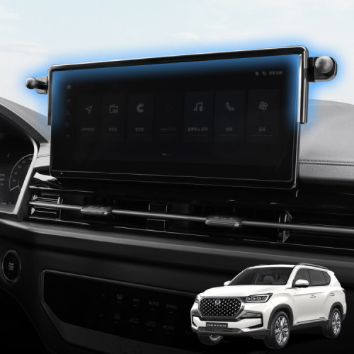 픽스 렉스턴 무쏘 스포츠 전용 차량용 핸드폰 거치대 세트