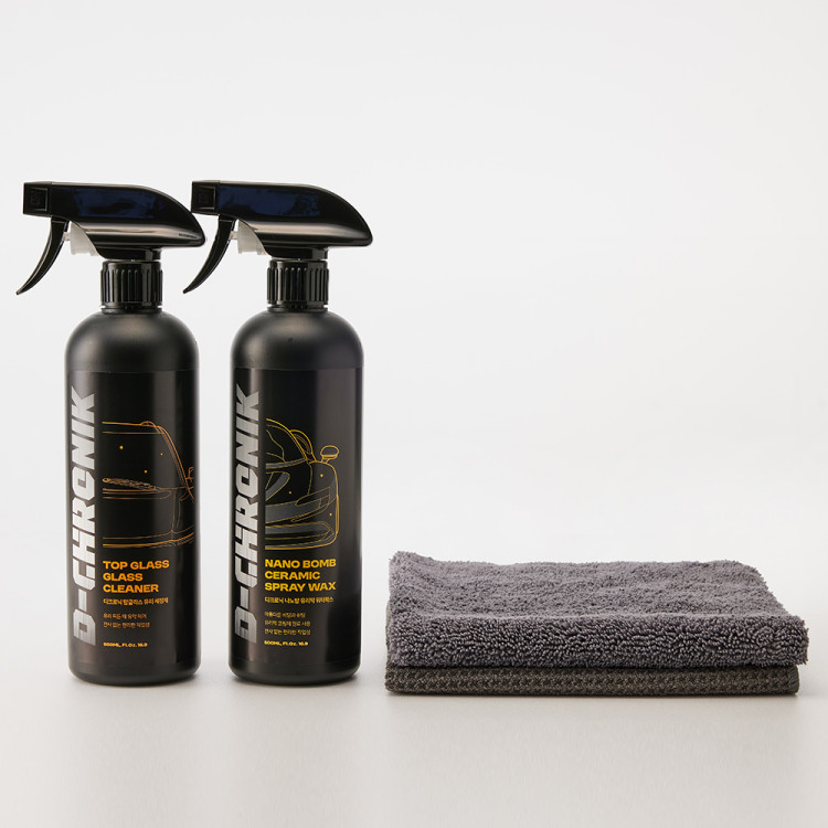 [4월 특가]디크로닉 물왁스 퀵디테일러 차왁스 유리 세정제 세트