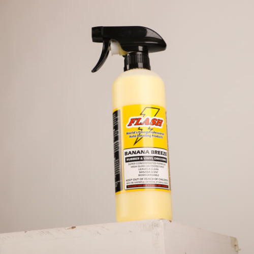[4월 특가]플래시왁스 바나나브리즈 타이어드레싱 트림드레싱제 500ml