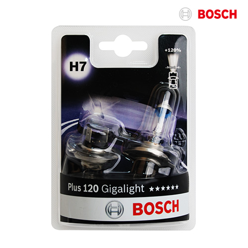 보쉬 기가라이트 플러스 120 헤드라이트 할로겐 전구 (H7)