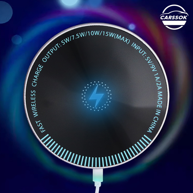 카쏙 360도회전 맥세이프 차량용 핸드폰 무선고속충전 거치대