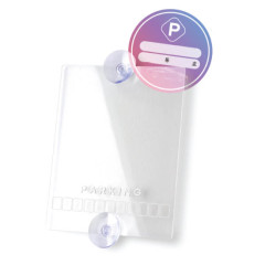 C99 투명 주차 알림판_아파트 주차스티커 부착식