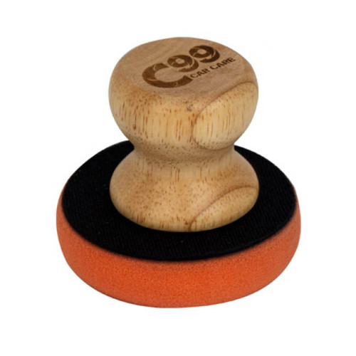 C99 원목 손잡이 어플리케이터 세차용품