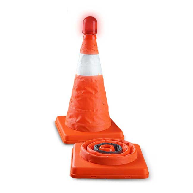 파보니 자동차 경광등 안전용품 LED 접이식 안전콘