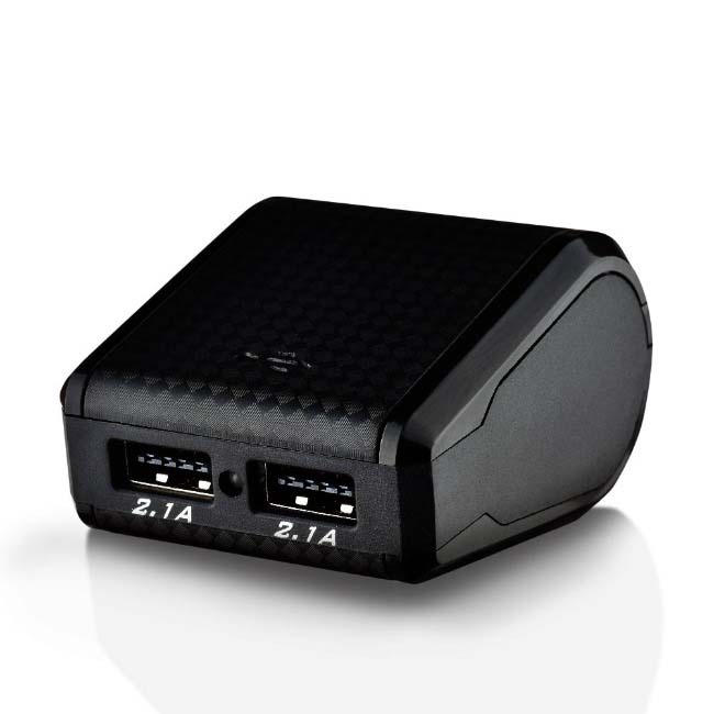 파보니 카본 익스텐션 2USB & 1구소켓 차량용 고속충전기