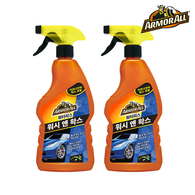 [4월 특가] 아머올 워터리스 워시 앤 왁스 500ml x 2개