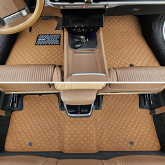 아이칸 스퀘어 가죽 바닥 카매트 [현대 전차종] 승용&SUV 1열/1+2열/3열 선택 구성