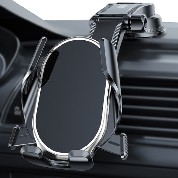 더존 차량용 대쉬보드 흡착식 핸드폰 거치대 실버몰딩 CDA01