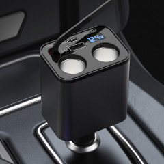 더존 5in1 릴타입 초고속 멀티 시거잭 차량용 충전기 PT-25(C타입)