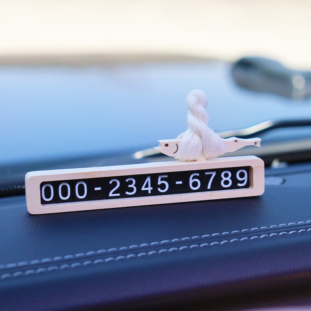 [4월 특가]마켓유니버스 액막이명태 자동차 주차번호판