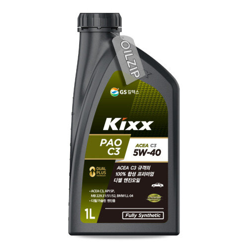 킥스 PAO C3 5W40 1리터  100%합성엔진오일