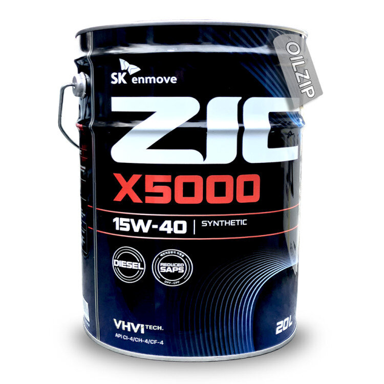 지크 X5000 15W40 20리터