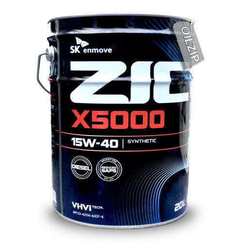 지크 X5000 15W40 20리터