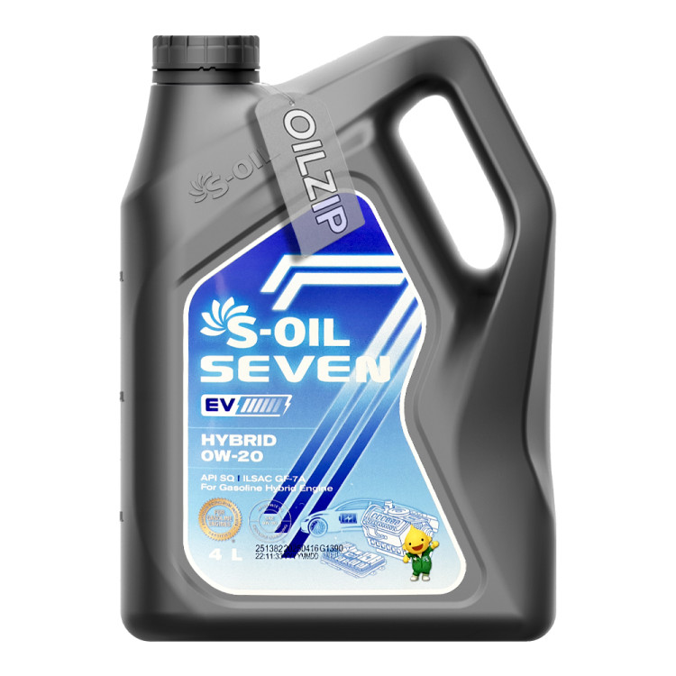 에쓰오일 세븐 EV 하이브리드 0W20 4L