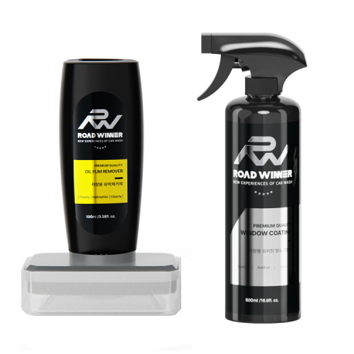[4월 특가]자동차 유막제거제+발수코팅제 유리막 세차 세트